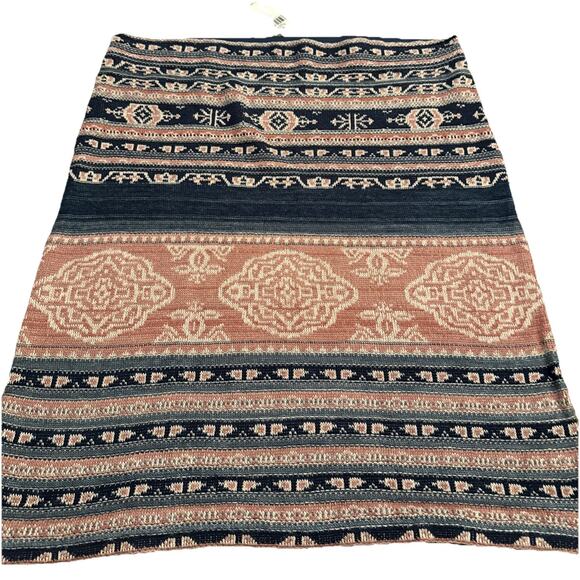 NEW Lauren Ralph Lauren Women's Knee Length Aztec Pencil Skirt Size 1X NWT - Picture 1 of 4